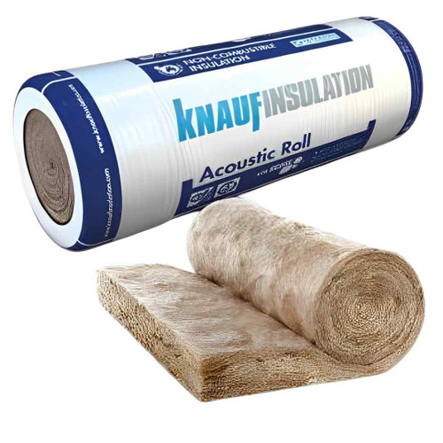 Knauf, Insulation Acoustic Roll, Glass Mineral Wool, Ready Cut, 50mm, 16.2m2, MPN 715837
