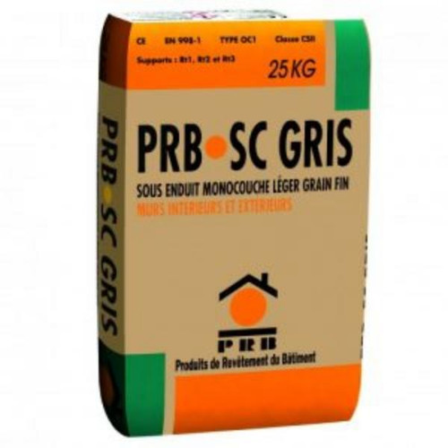 PRB Basecoat Render, Fine Grained Single Coat, 25kg, 0.4-2.5 N/mm2