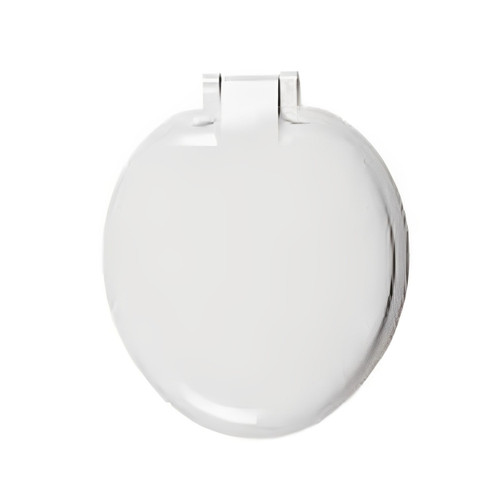 Celmac Sonata Toilet Seat and Cover, White, Thermoset, Stainless Steel Hinges, SSO Series, 445mm Length