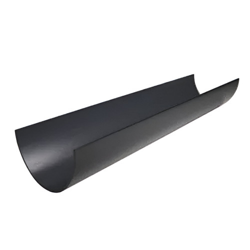 Plaslyne Deepflow Gutter, 4m, Black