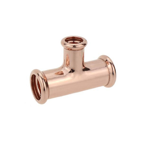 Pressfit Water M Profile Reducing Tee, 42mm x 42mm x 35mm