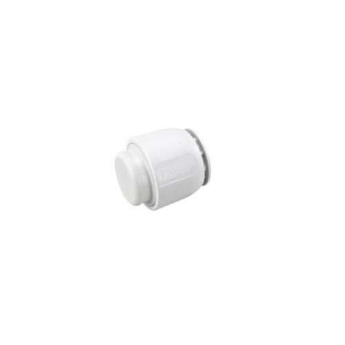 Hep2o Pb Demountable Pipe End Cap, 28mm, White