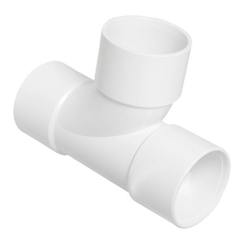 FloPlast ABS Solvent Weld Swept Tee White 32mm WS22W
