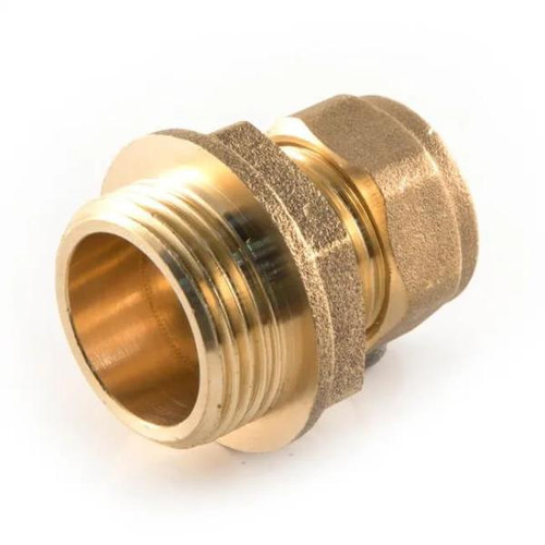 Compression Straight Adaptor/Connector, 15mm x 3/4"