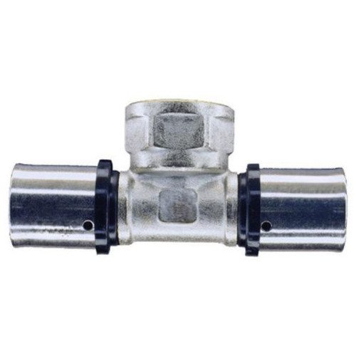 Hetta Press Tee With Female Thread, 25mm x 3/4" x 25mm