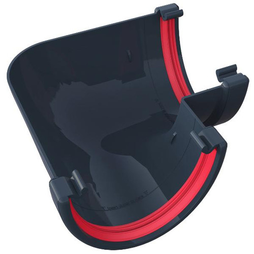 Freeflow Deep Gutter Angle 90Deg Anthracite Grey Fdf603Ag