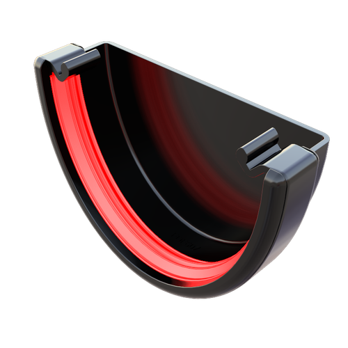 Freeflow Deep External Stopend, Black