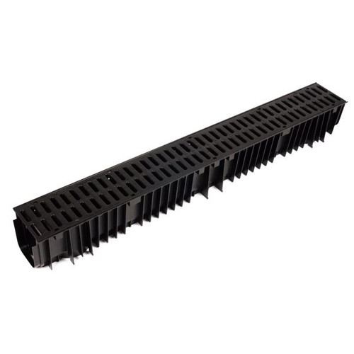 Clarksteel Poly Drain Channel, 1 M, 135 mm, with Grid