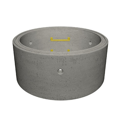 Precast Concrete Chamber Ring With Rungs, 1050 mm Diameter X 500 mm Deep