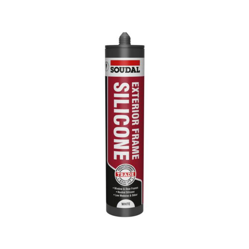 Soudal Exterior Frame Silicone, White, 270 ML