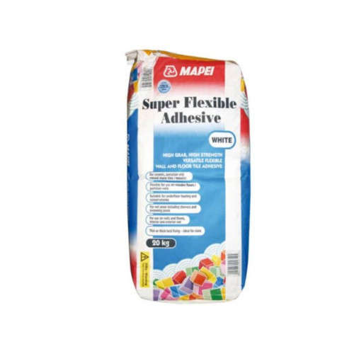 Mapei Super Flexible Adhesive, White, 1202920CD