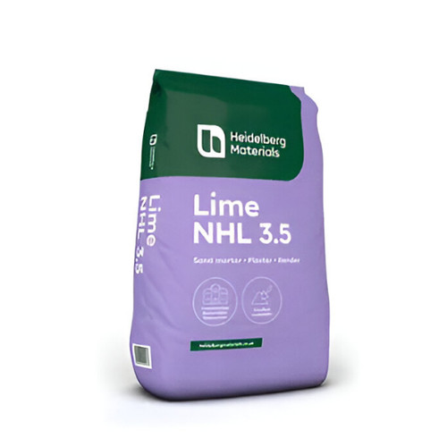 Hydraulic Lime, White NHL 3.5, 25 KG