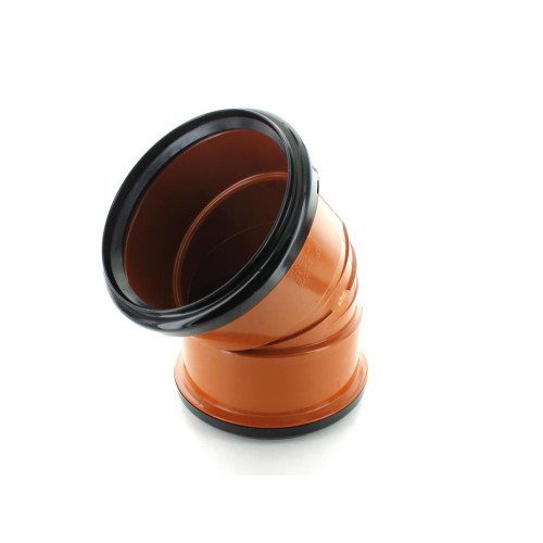 Hunter Underground 45 Deg Double Socket Bend, 110 mm