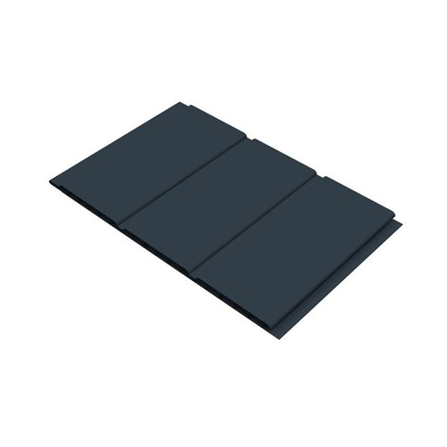 Freefoam 300 mm Hollow Soffit, 10 mm, Black Ash, 5 M