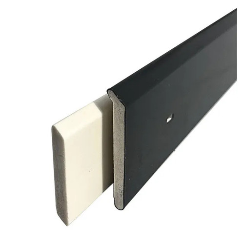 Gutter Drip Trim, 2 Parts, Clips/Fixings, 2.5 M, Black