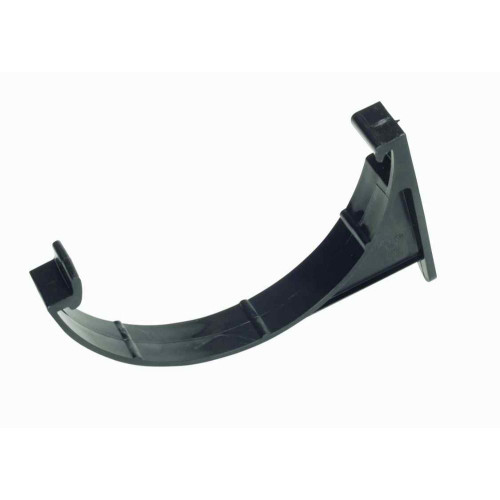 Hunter Surefit Half Round Support Bracket, Black, 112 mm