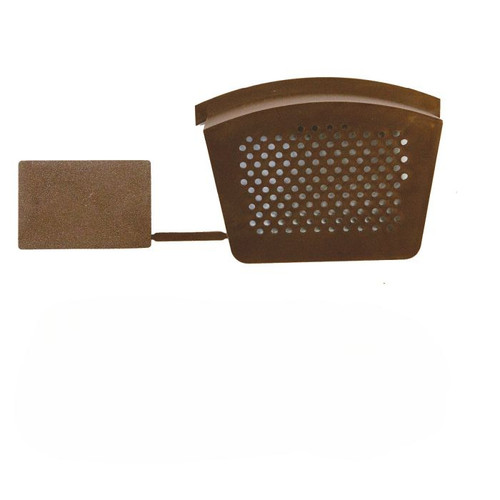 Easy-Trim Universal Dry Verge Starter Unit And Blanking Plate, Brown (Pack Of 2)