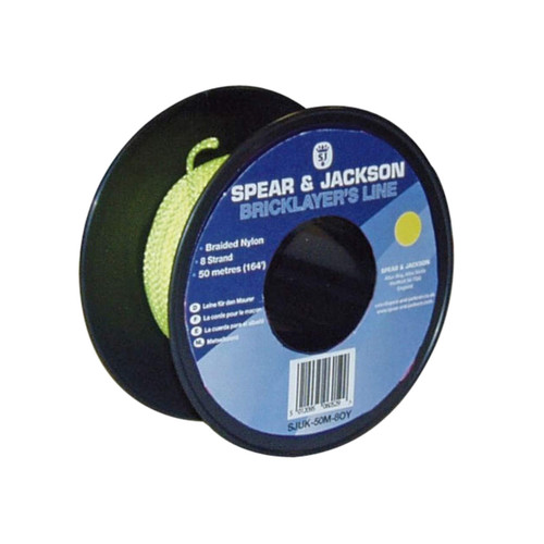 S&J Bricklayers Line, Orange/Yellow, 50m