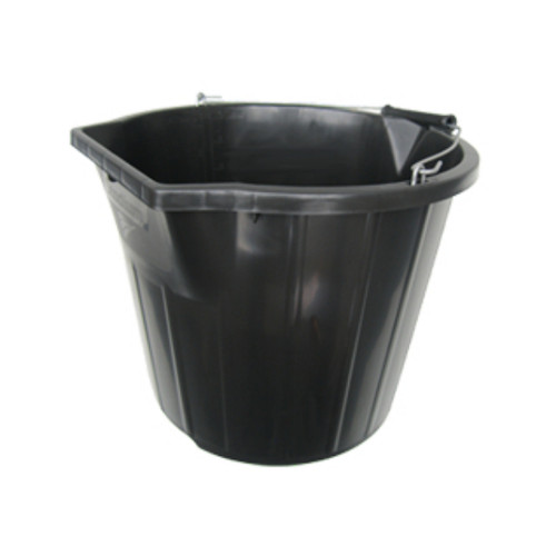 Pour And Scoop Builders Bucket, Black, 14l