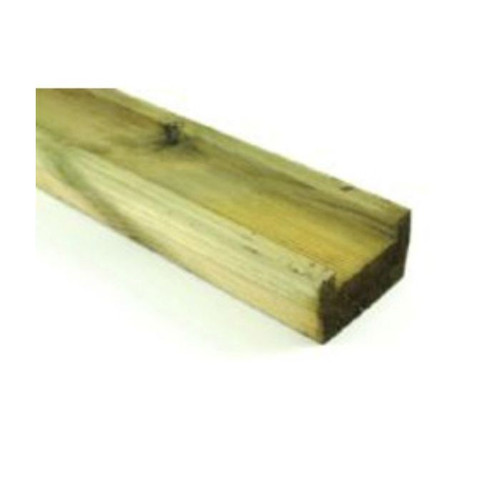 Decking Base Rail, 78mm x 33mm, Treated