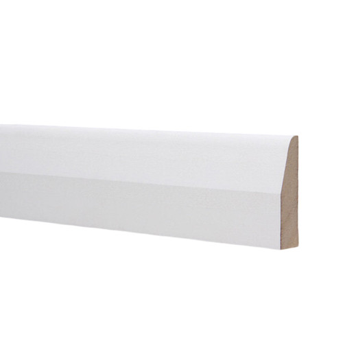 15mm x 44mm Mdf Architrave Chamfered Round Primed 4.4m Lengths