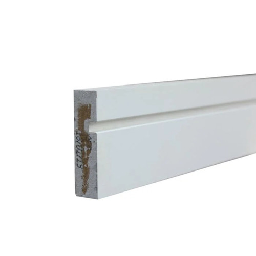 18mm x 68mm Primed Mdf Shadow Groove Architrave, 4.4m Length