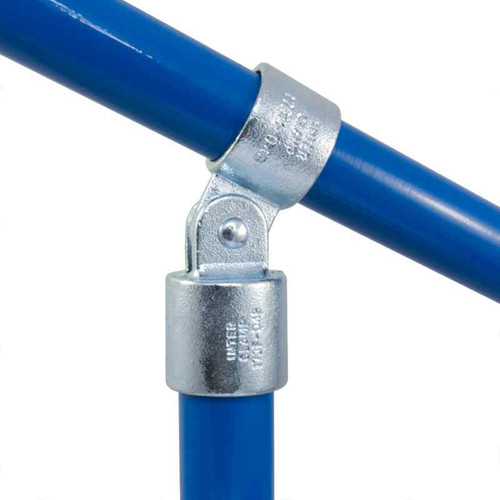 Galvanised Interclamp, 48.3mm, Single Swivel Combination