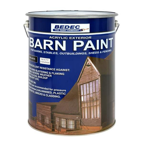 Bedec Barn Paint, Black, 20l