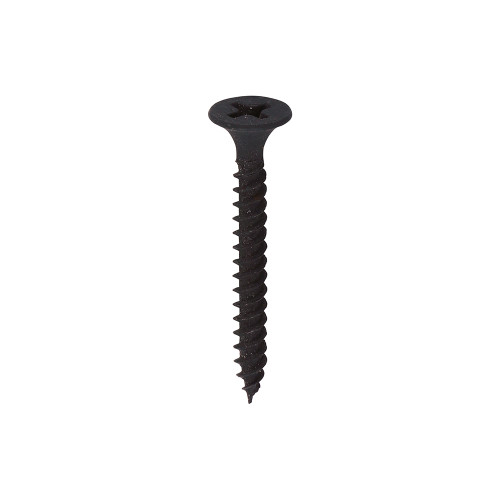 Drywall Screw, Ph2, Fine, Black, 3.5 x 32mm, Box 200