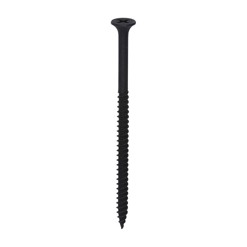Drywall Screw, Ph2, Fine, Black, 4.2mm x 75mm, Box 200