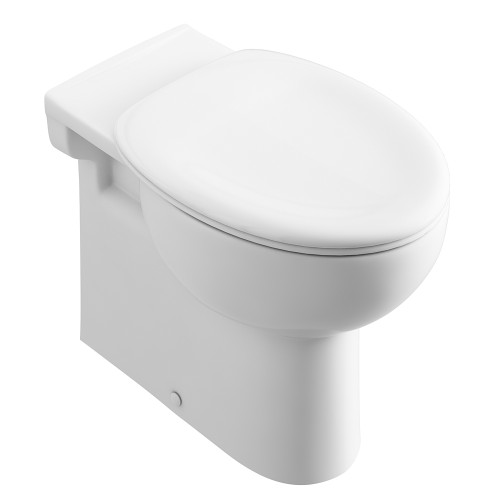 Lecico Back To Wall Doc M Pan, White