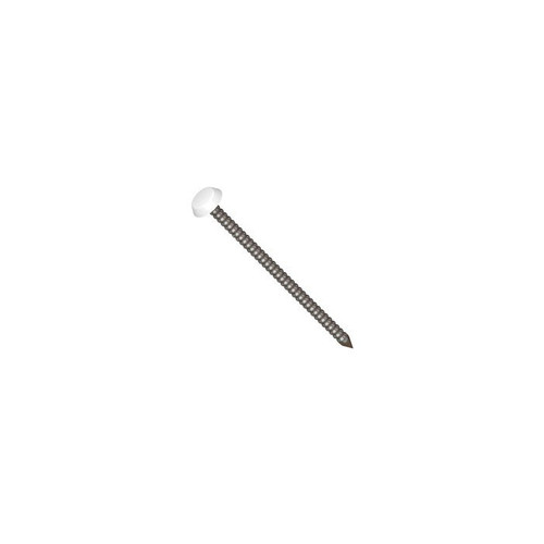 Eurocell 40mm Polytop Fixing Pins, White, Pack 250