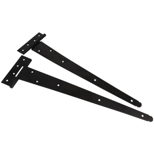 450mm 18" Medium Tee Hinges, Black