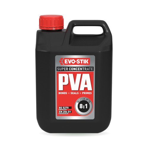 Evo-Stik Evo-Bond Super Concentrate Pva 8:1, Black, 5l