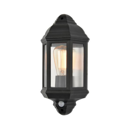 Forum Cz-26743-Blk Pir Half Lantern, E27, Black