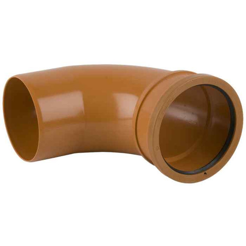 Brett Martin Underground 110mm Single Socket Bend, 87.5 Degrees