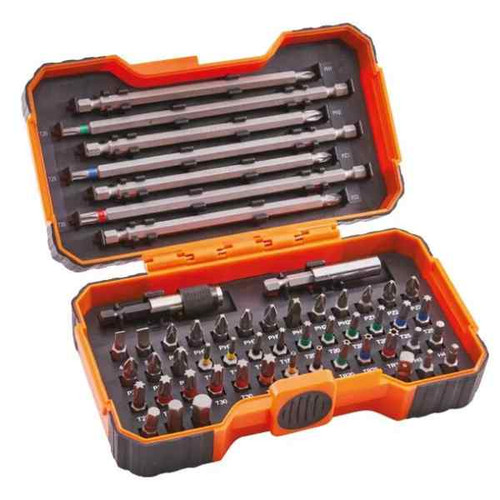 Bahco Screwdriver Bit Set, 54pc, Colour