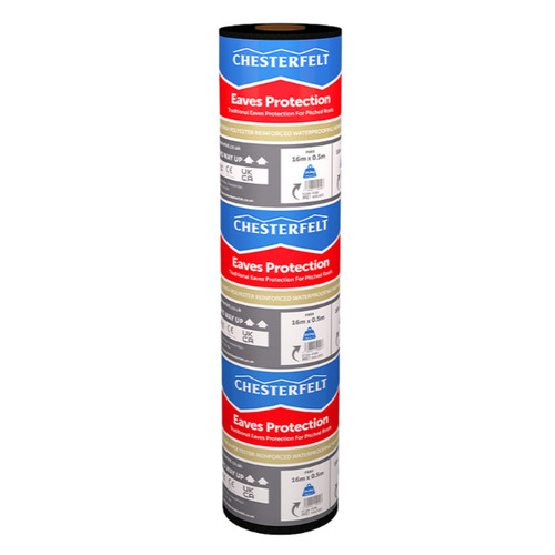 Chesterflex 5U Eaves Protector Underlay, 1/2S Sand, 16m x 500mm