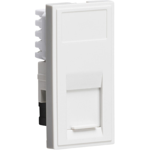 Mla Netcat5wh Cat6 Utp Euro Module, 25mm x 50mm, White