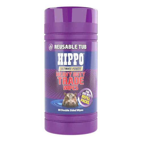 Hippo Heavy Duty Wipes, Large, 80 Pack
