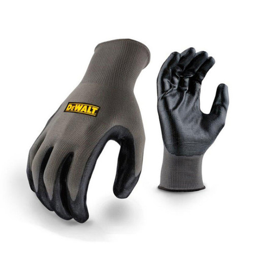 DeWalt Eu Smooth Nitrile Gripper Gloves, Dpg66l-Eu
