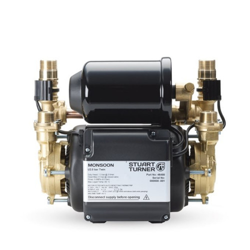 Stuart Turner Monsoon Universal 2.0 Bar Twin Shower Pump