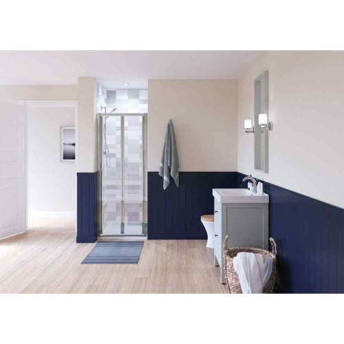 Lakes Semi-Frameless Bifold Door, 1000mm x 1850mm