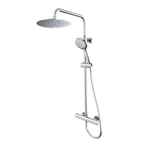 Quantum Diverter Bar Valve, 200mm, Round Head, Shower Handset