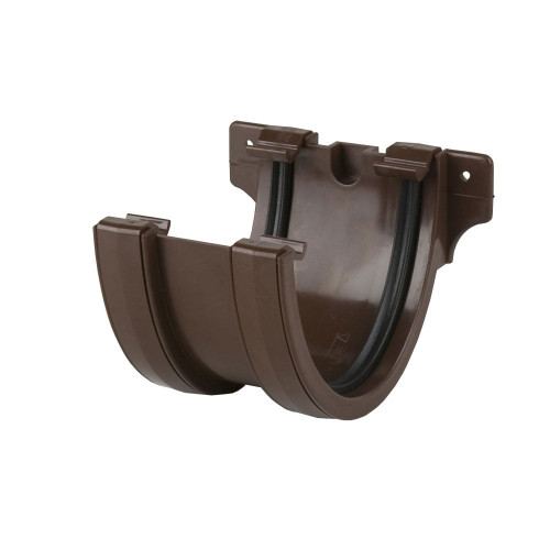 Brett Martin Deepstyle Gutter Union Bracket, 115mm, Brown