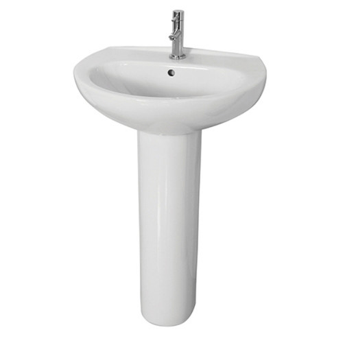 Fresssh Georgia Plus Basin To Go Pack, 1 Tap Hole, White