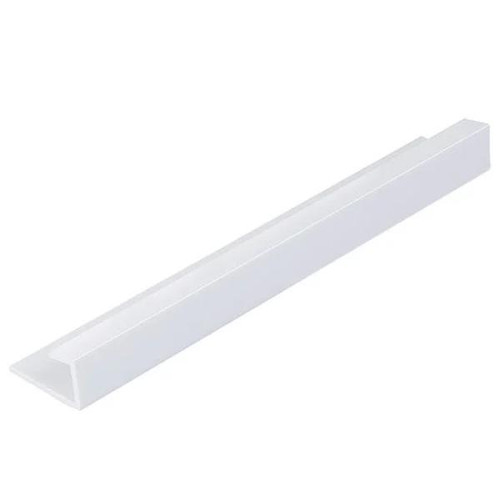 10mm X 1200mm End Cap, White