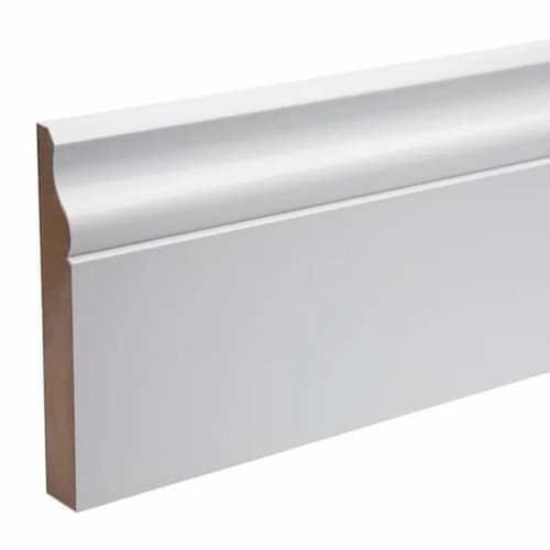 5.  4m Length, 14mm x 120mm, Mdf Primed Skirting