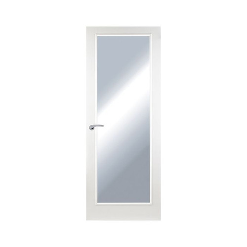 Premdor 1 Panel Smooth Clear Glazed Door, 762mm x 1981mm x 35mm,