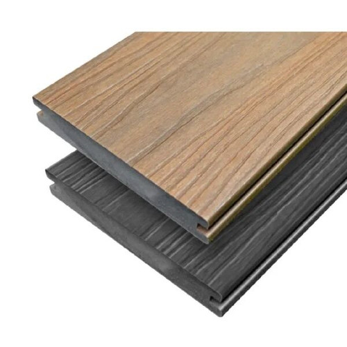 Regent Solid Dual Sided Composite Deck, 3600mm, Grey/Ipe